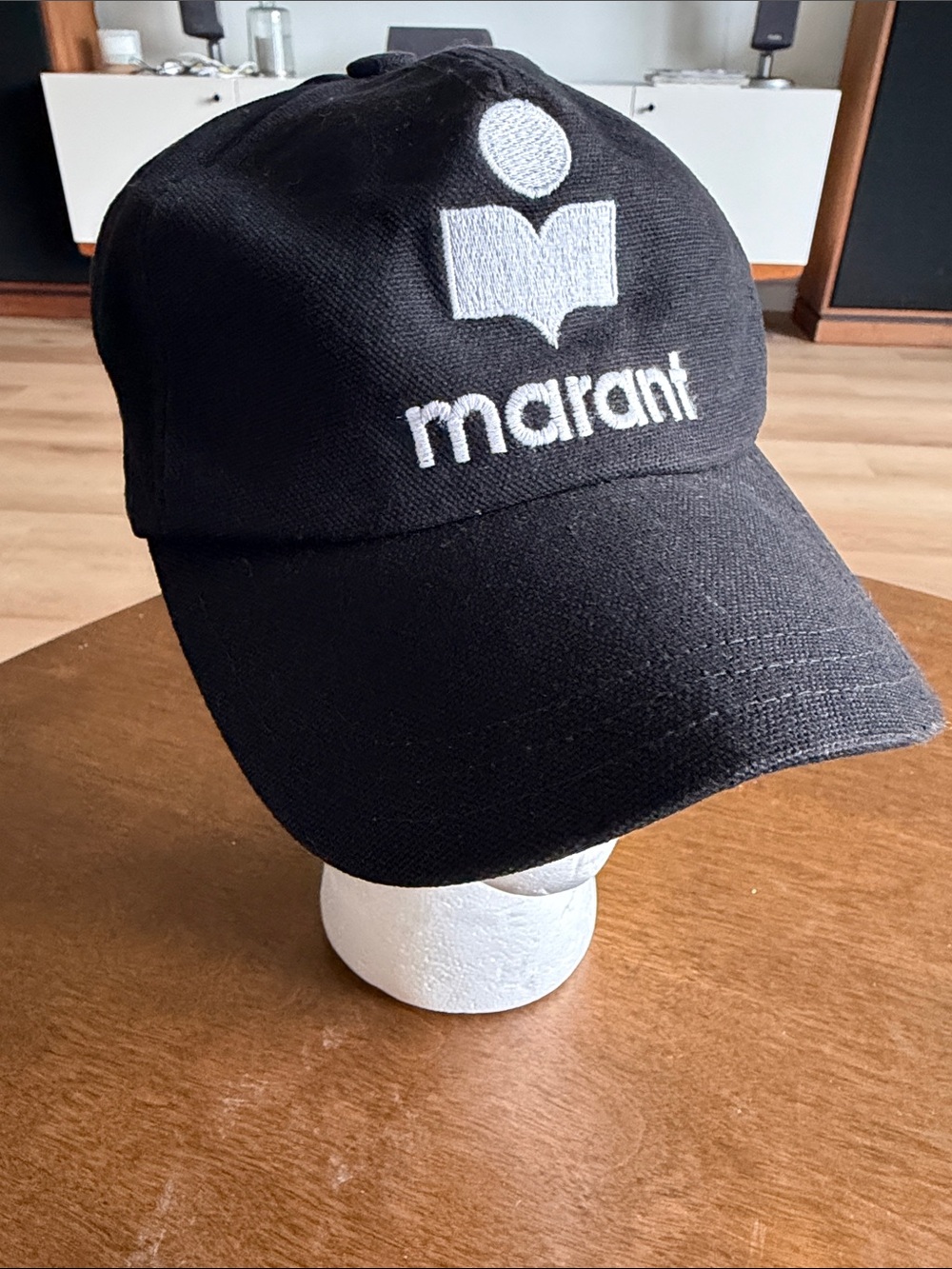 Isabel Marant Black Logo Tyron Cap